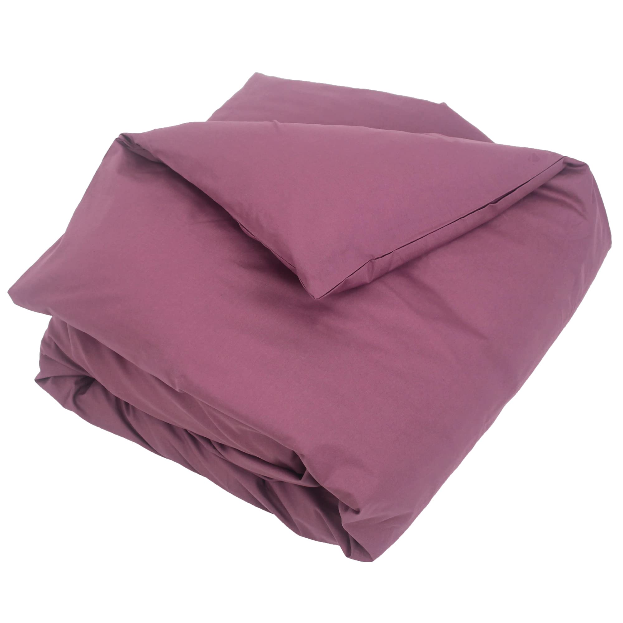 Linnea Housse de Couette uni 200x200 cm 100% Coton Alto Raisin