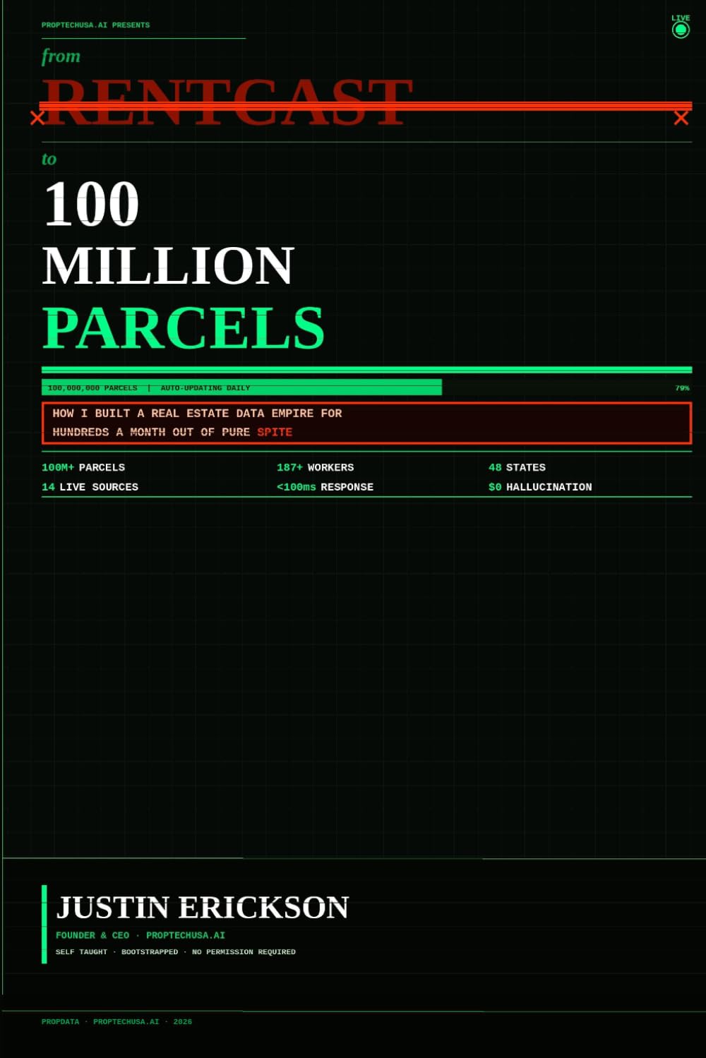 From Rentcast to 100 Million Parcels: How I Built a Real Estate Data Empire for Hundreds a Month Out of Pure Spite