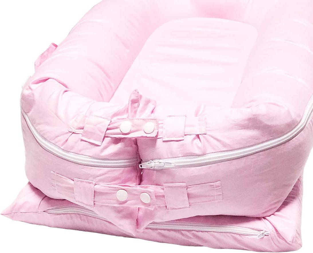 SimpleTot Baby Nest Sleep Pod Replacement Extra Cover ONLY (Fits Dockatot Deluxe+) (Rainbows), Small : Baby