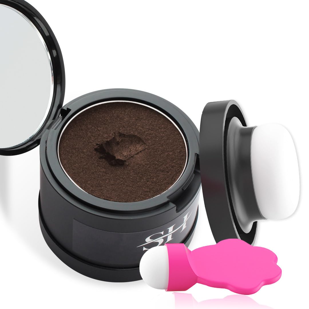 Root Touch Up Dark Brown,gowwim Root Cover Up Quick Stick,Instant Root Concealer to Cover Roots and Grays. (Med Brown)