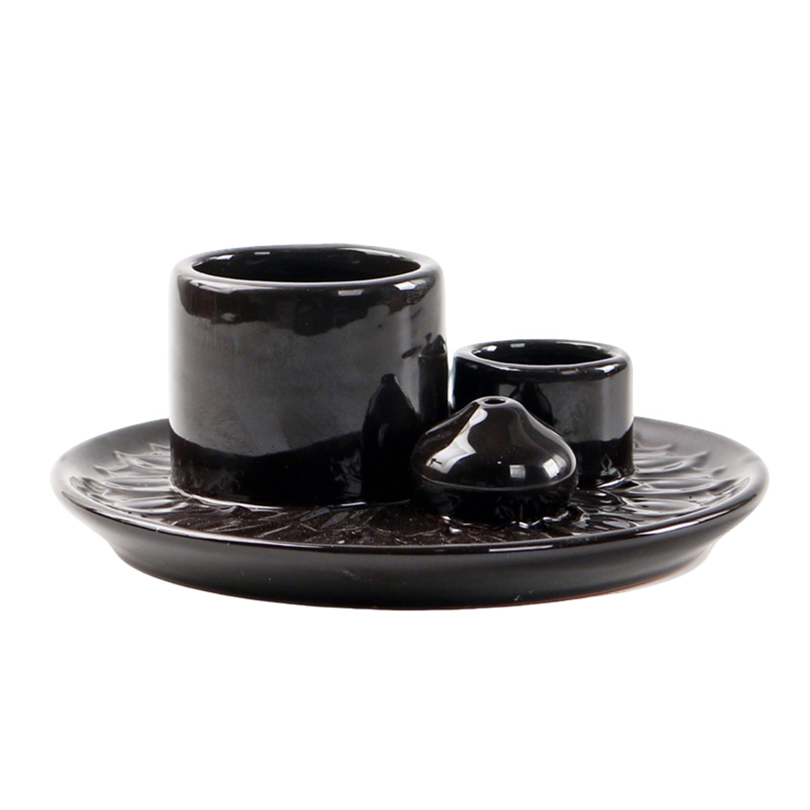 Multipurpose Ceramics Incenses Ashes Catchers Tray Holders for Stick Cones Santo Wood and Sages with Elegant Design Meditations Ceremony Holders
