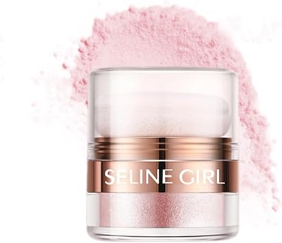 Highlights Powder Type, Glossy Skin, Fine Pearl, 3D Makeup, Natural Finish 02-Pink Beige