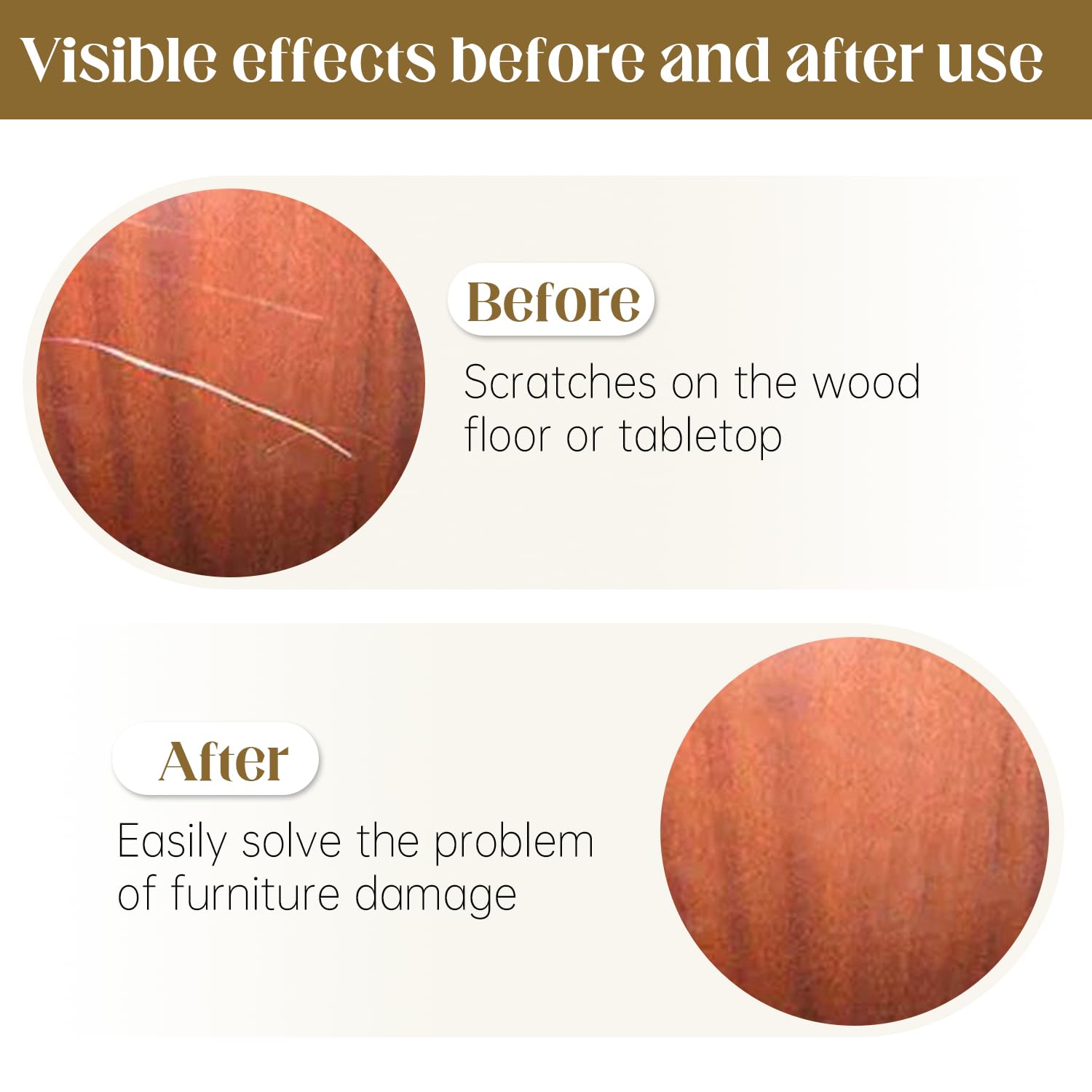 YIEMI Wood Filler Sticks 20 Colors Repair Wax Sticks Kit Furniture Touch Up Crayons for Repairing Scratches Holes Cracks Wood Floor Tables Cabinets Doors Hardwood(Red Series) - Image 4