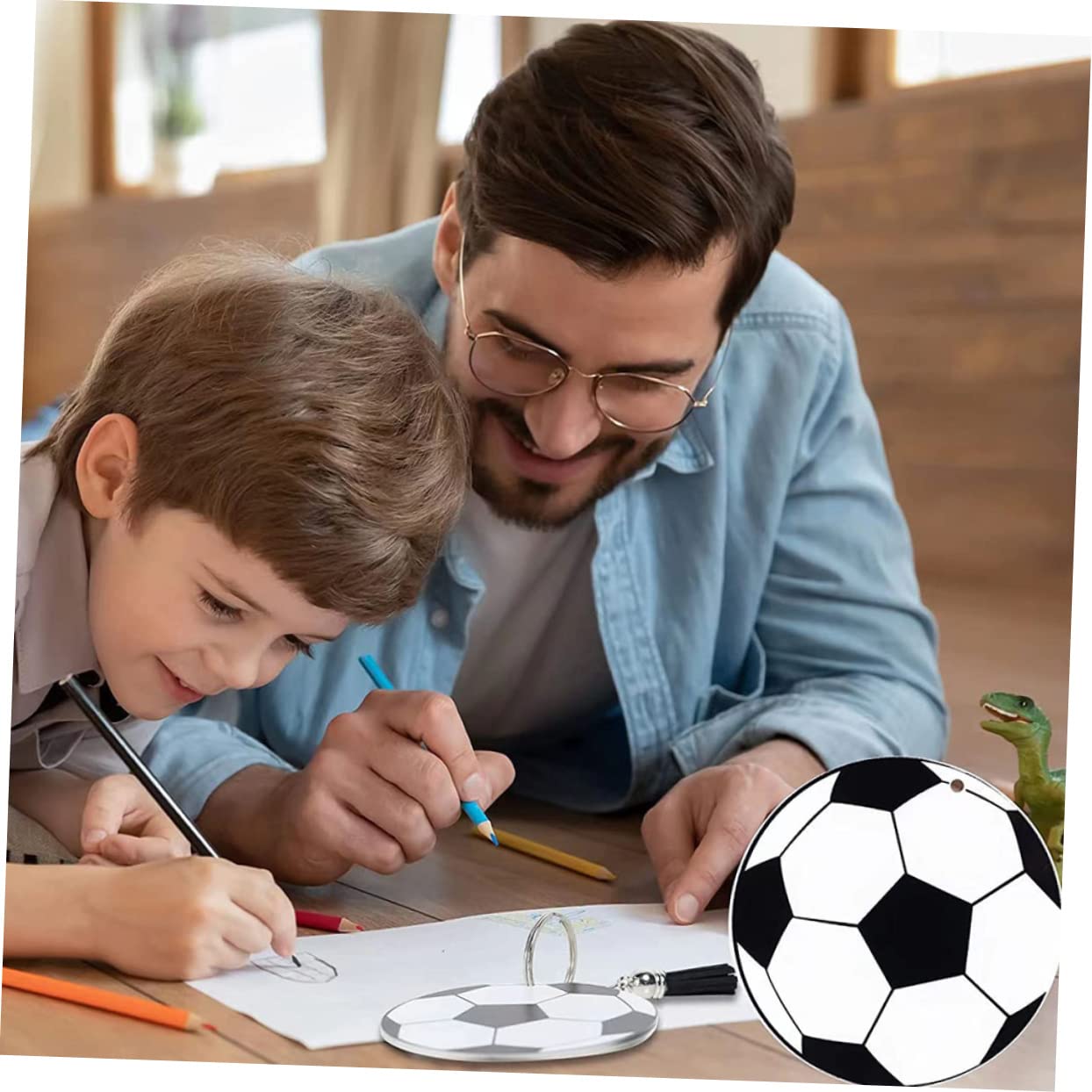 WOONEKY 20juegos Llaveros De Fútbol Adornos De Accesorios De De Fútbol Para Cumpleaños y Decoración De Fiesta