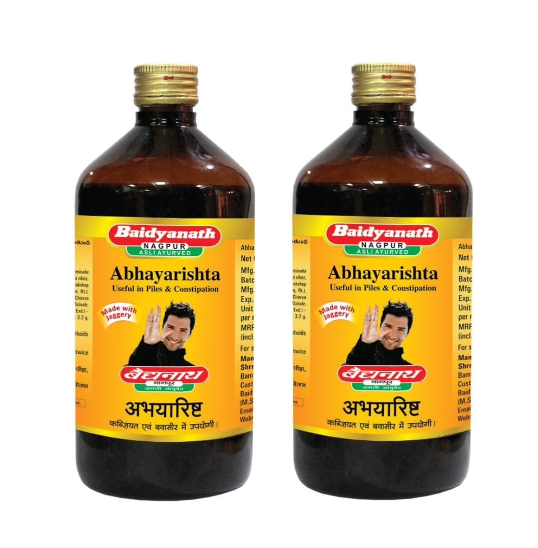 Baidyanath Abhyarishta Syrup - 450 ML-(Pack Of 2)- Useful in Piles & Constipation Relief Tonic (B0CLV18446) Amazon Price History, Amazon Price Tracker