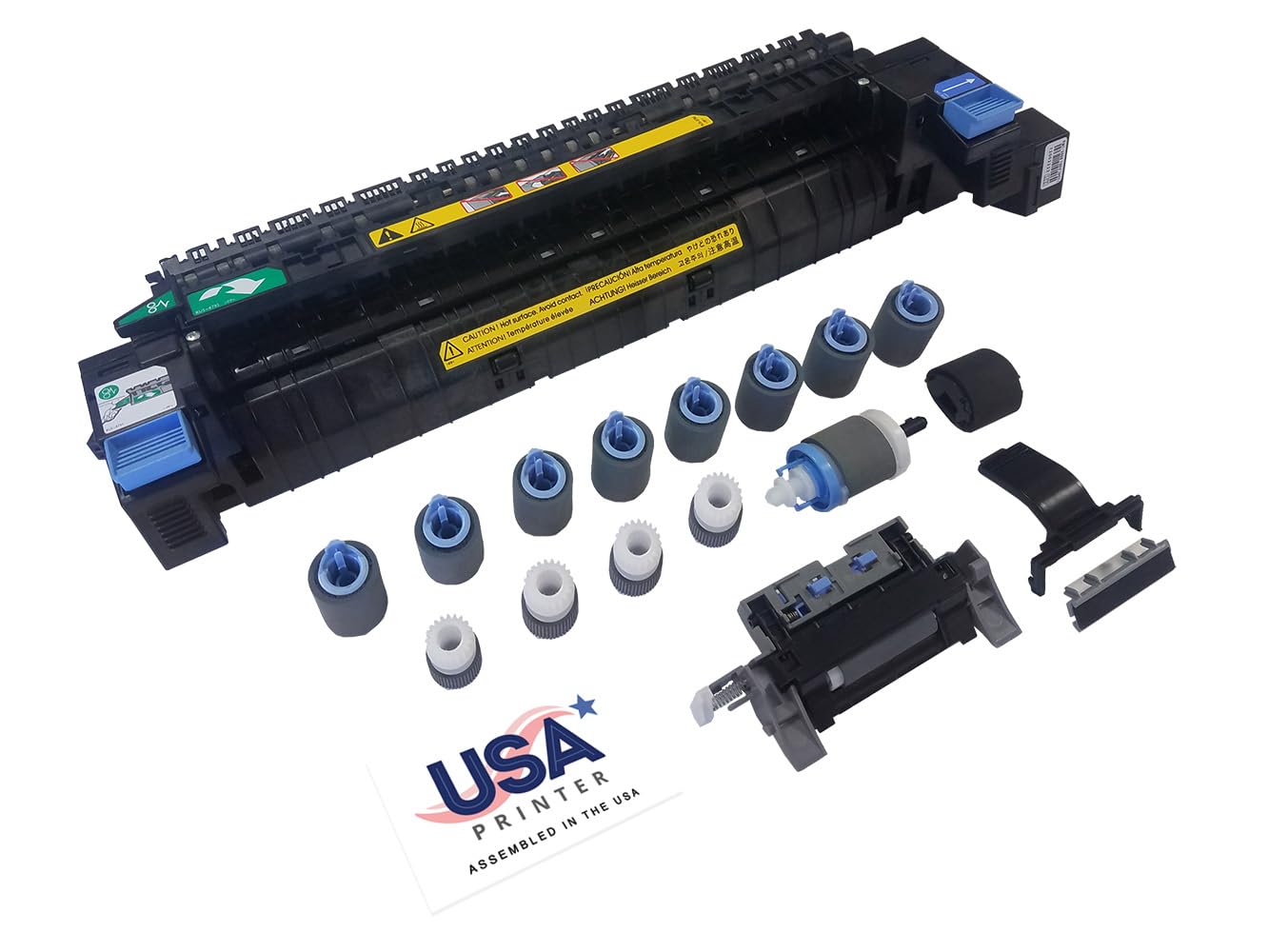 USA Printer CE977A-MTK-USA (RM1-6180 CE707-67912) Maintenance Kit for HP Color Laserjet CP5520 CP5525 M750 Includes CE977A Fuser & Tray 1-3 Roller Kit (110V)