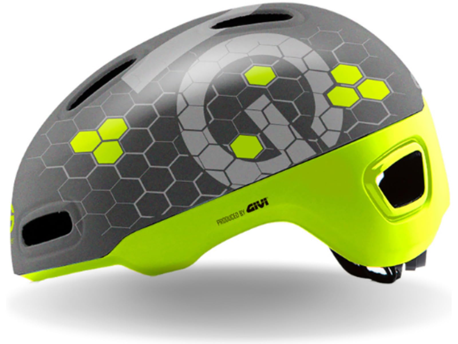 EMG HM 09 Casco per Monopattino e Biciclette Elettriche, Ideale per Adulti e Ragazzi, Omologazione CE, Powered by GIVI, Taglia L, Grigio