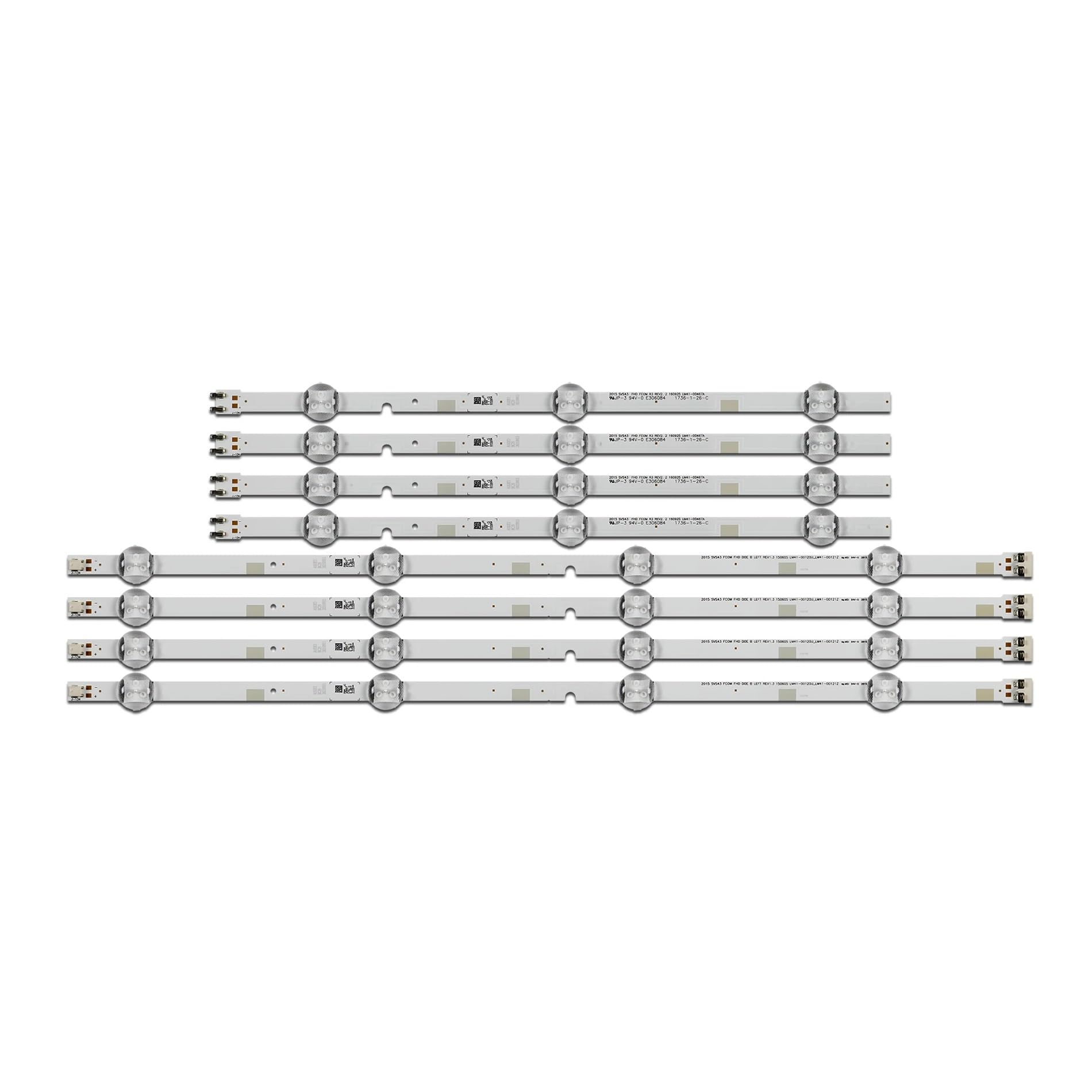 eufeifeiegds 5/10/50 KITS Led-hintergrundbeleuchtung streifen for 43 "TV L1_N5K_D3_FAM_L4 R3 LM41-00622A 00624A 2015 SVS43 FCOM FHD DOE UN43J5200 UN43J5300(5set)