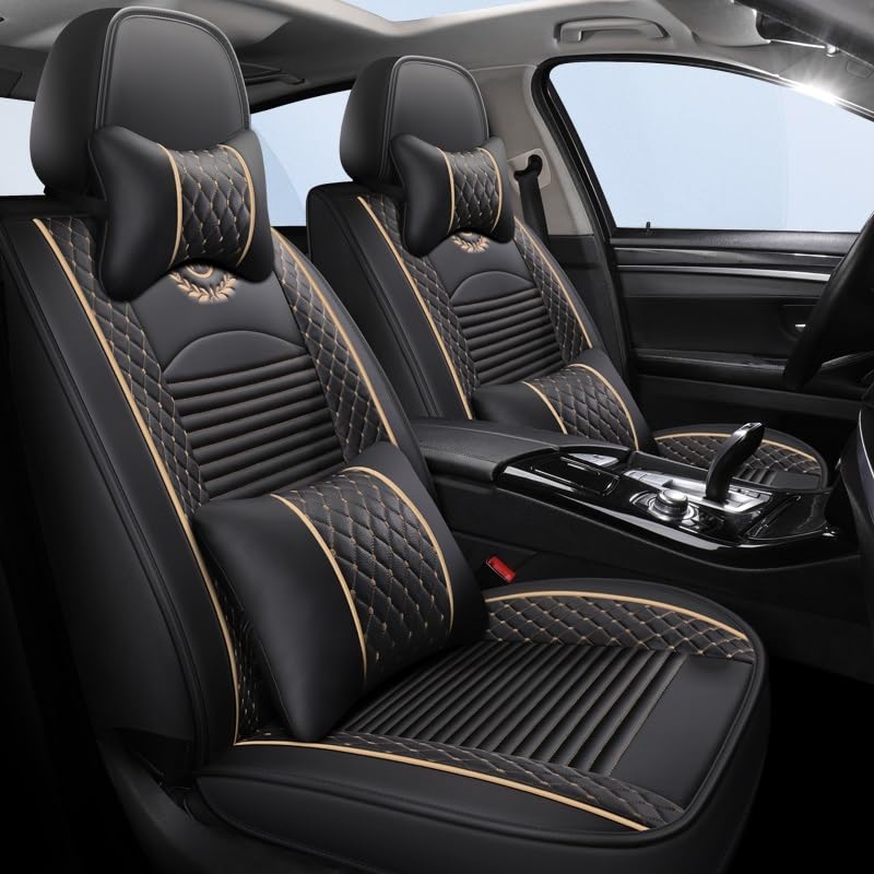 Couvre-coussin de siège auto en cuir PU pour Volkswagen Jetta GLI et Passat
