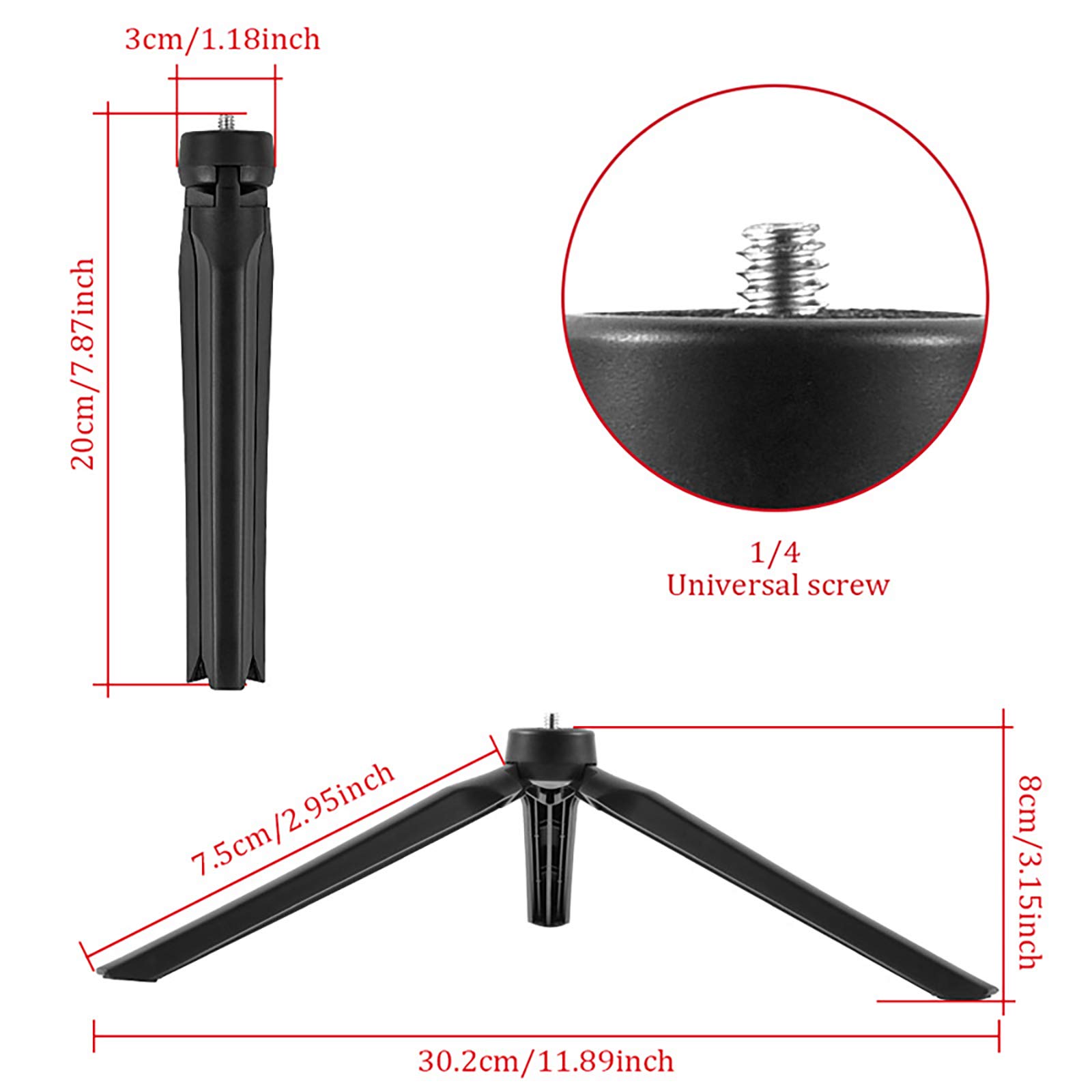 Luce ad Anello da 10 Pollici, Luce ad Anello per Selfie da Tavolo dimmerabile a 18 Colori, Luce ad Anello per Fotocamera a LED con treppiede e Supporto per Telefono per Il Trucco