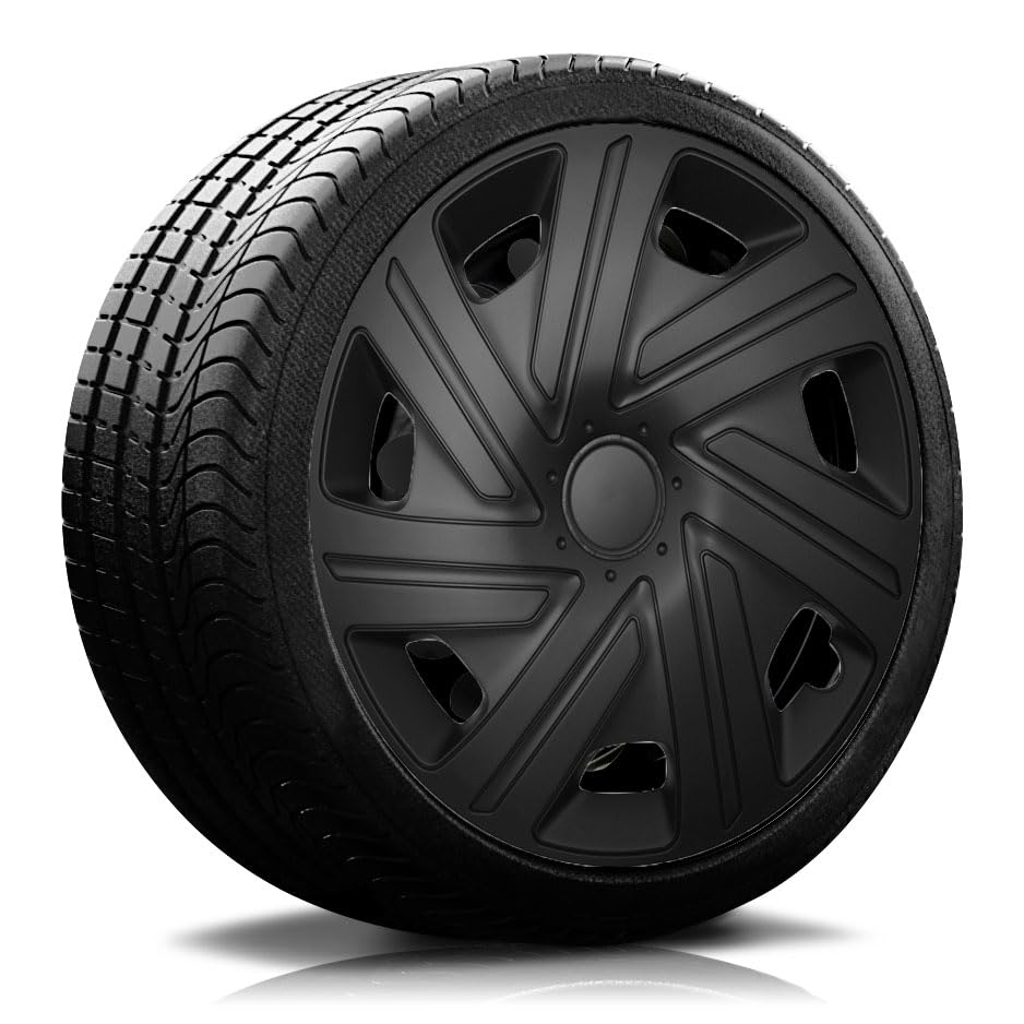 Sparco 4-Delige Wieldoppenset Roma 14-inch grijs/zwart