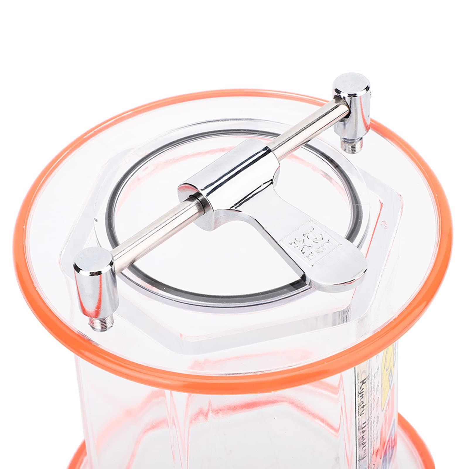 TOPINCN Pulidora Rotativa de Joyería, Cubo, Máquina Pulidora de Tambor de Joyería con Material de Plexiglás para Fabricantes de Joyas, 4 Configuraciones de Velocidad, Rotación Automática de 0-60