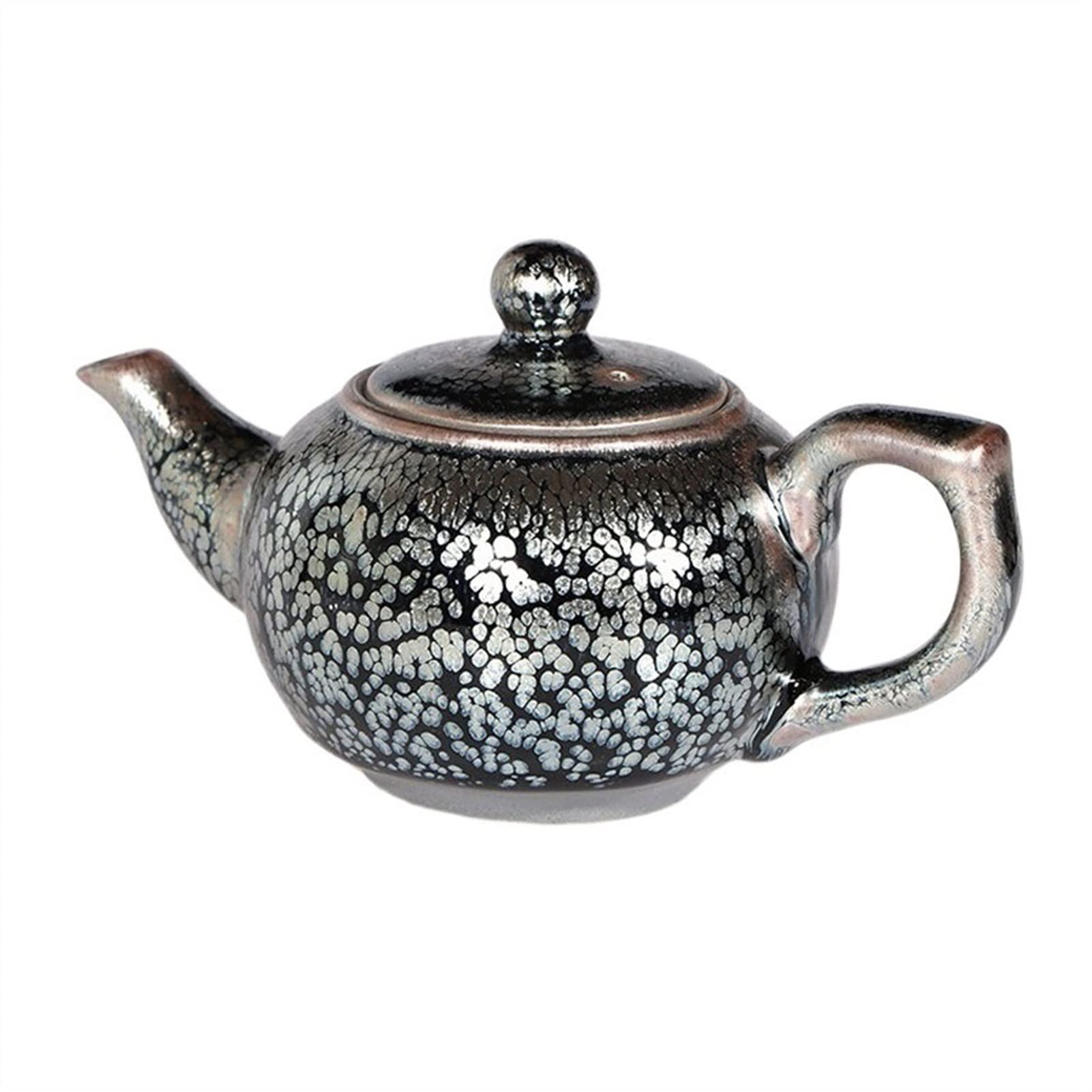czajniczek chiński czajniczek ceramiczny Dzbanek do herbaty 220 ml ceramiczny czajniczek retro chiński czajniczek mały zestaw do herbaty do domowego biura biała herbata czarna herbata herbata Pu'er he