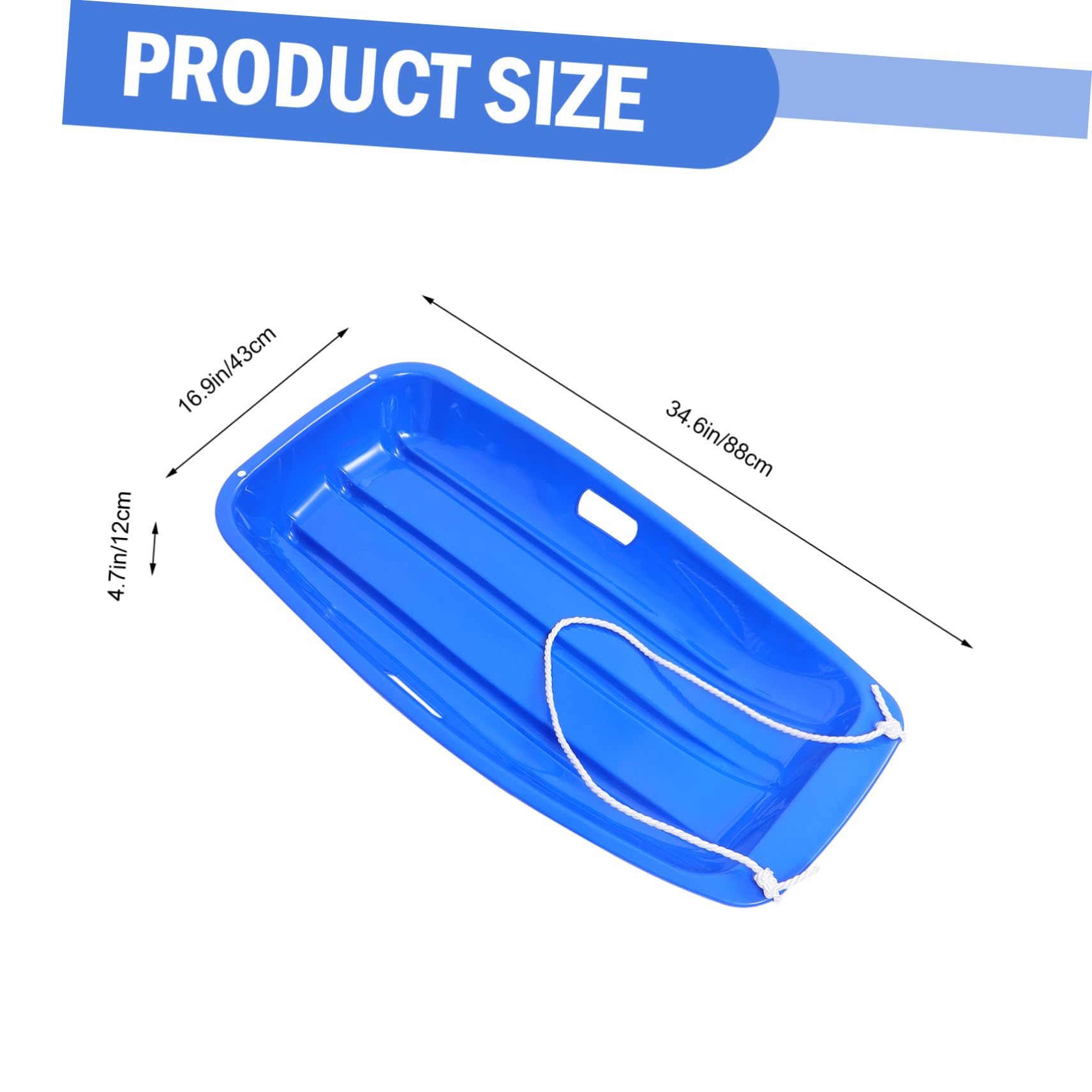 POPETPOP Grass-Sliding Snowboard for Boys and Girls Sled Toy Fun Sliding Board for Winter