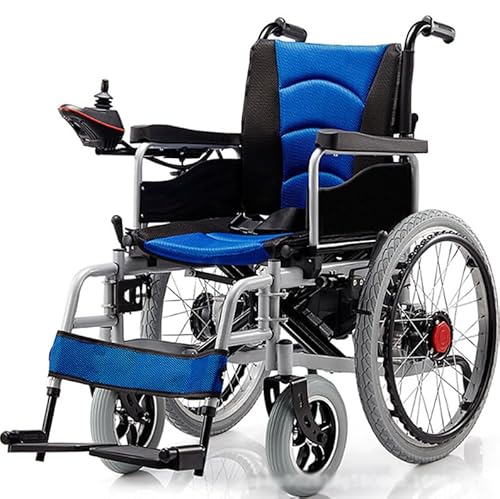 WJYCGFKJ Scooter Elettrico Pieghevole Ultraleggera,Scooter disabili 3 Ruote per Tutti i Terreni,Rotazione Zero, Freno elettromagnetico, Design Portatile per Una,con Freno a Mano