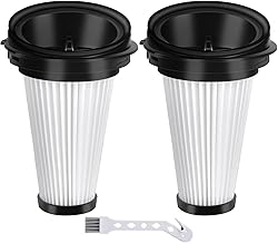 Rebirthcare 2 Filters Vacuum Cleaner For Rowenta RH7221WO RH7233WO RH7237WO RH6921WO RH6933WO RH6971WO RH6974WO Battery Replacement Filter Accessories Replacement ZR005202