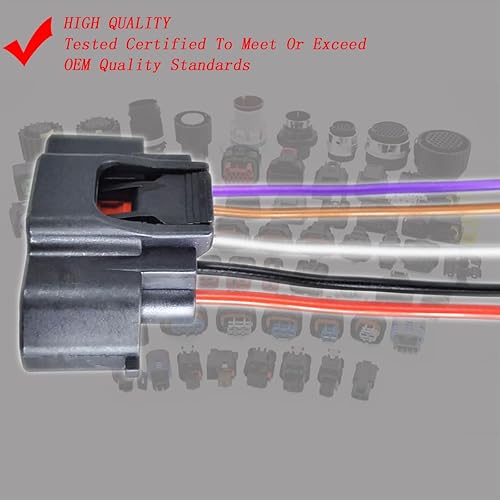 Miniatura 7 de Nuevo sensor de flujo de aire masivo MAF se adapta a Mazda 2 3 323 5 6 626 B 197400-2010 sensor de mazo y arnés de enchufe de conector