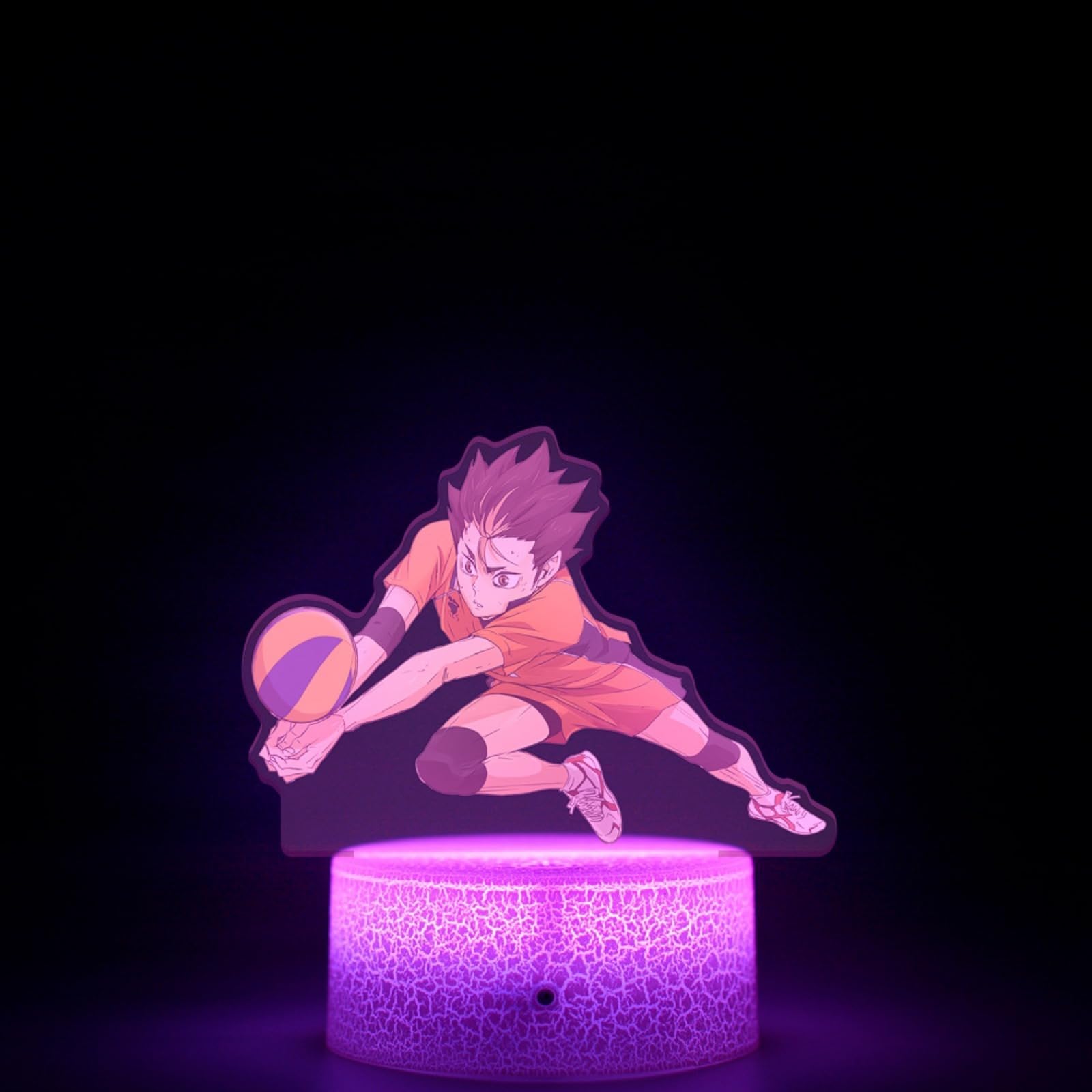 Amazon.co.jp : Kentoka ハイキュー 3D ナイトライトグッズ 16色 LED