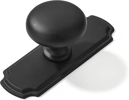 khtumeware 10 Pack 1-1/4 inch Backplate for Cabinet Knobs Matte