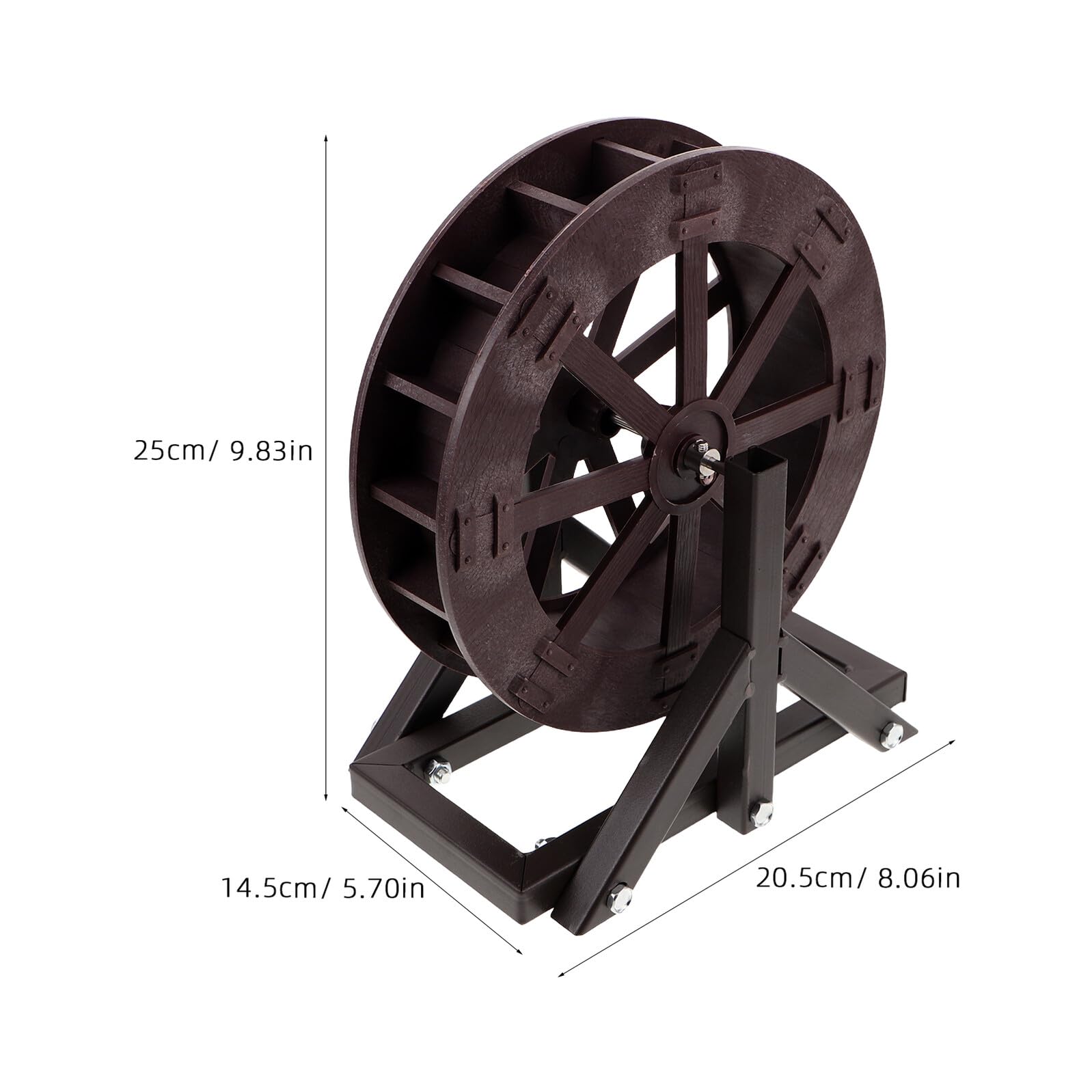 Miniature Waterwheel For Aquariums Plastic Fish Tank Water Mill DIY Landscape Decor Tabletop Fountain Accessory