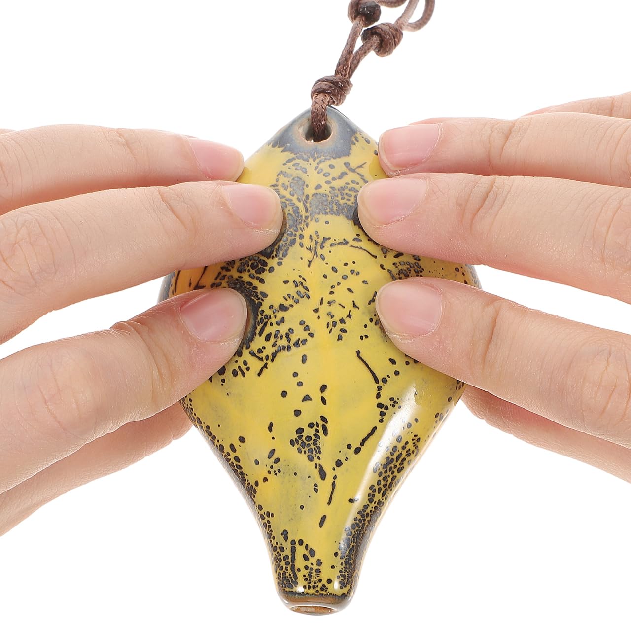 ibasenice Ocarina à 6 trous - Instrument à vent compact en céramique - Idéal comme cadeau pour les enfants et pour s'entraîner
