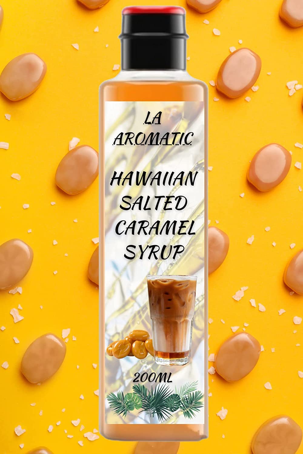 La Aromatic Hawaiian Salted Caramel Syrup-Mocha Coffee Syrup-200ml-image-16