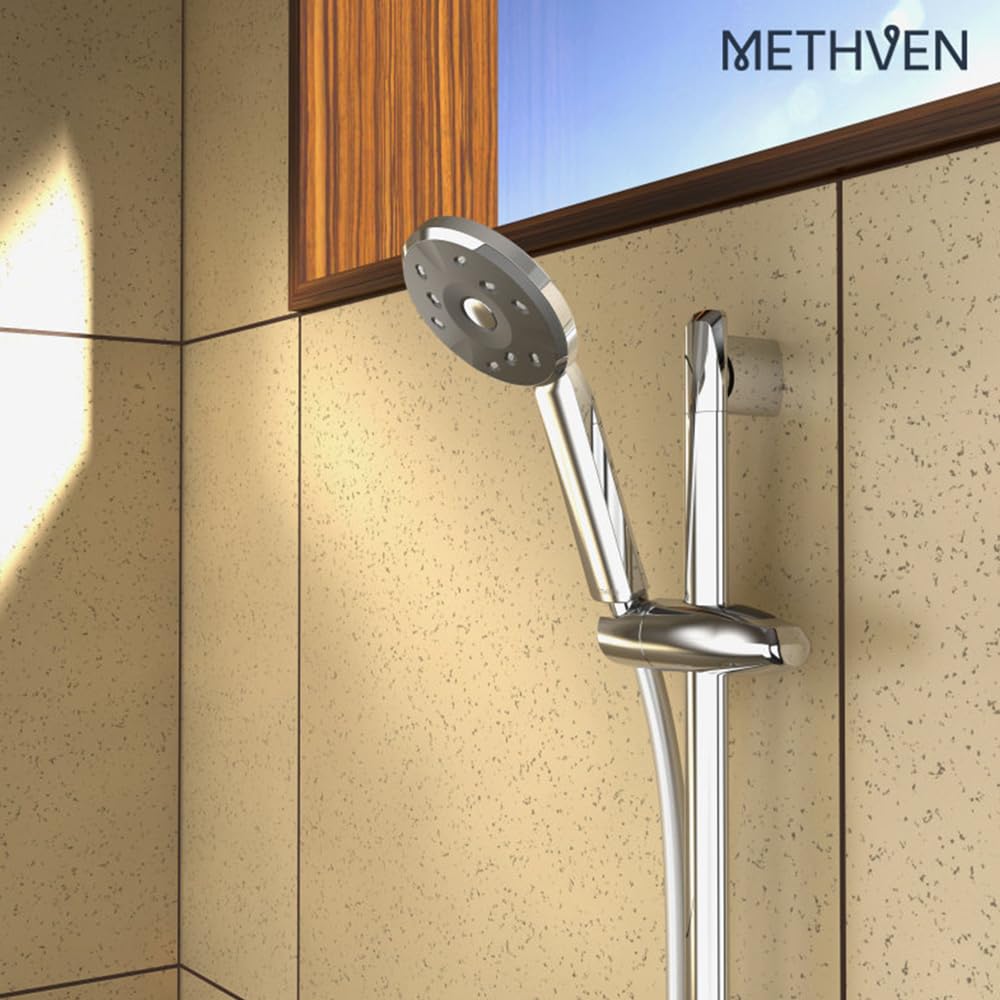 Methven SJK23-LF - "Satinjet Low Flow" Ducha teléfono, cromado (106 mm Dia x 239 L)