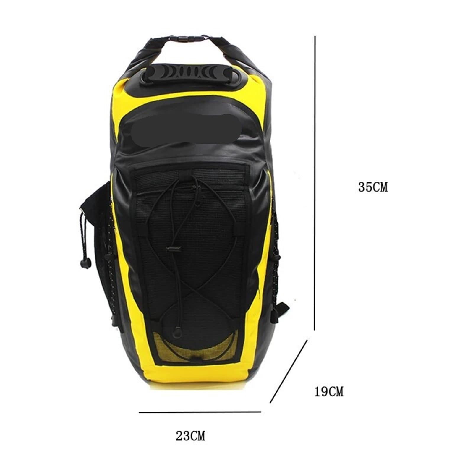 30L Wasserdichter Rucksack Dry Bag for Schwimmen Schwimmendes Segeln Bootfahren Rafting Trocken Nass Trennung FüR Wassersport Wandern Camping(Yellow)