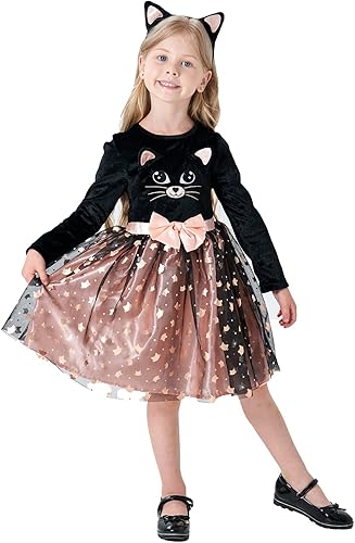 Miniatura 2 de Wizland Lindos disfraces de gato para niñas, vestido de gato de Halloween