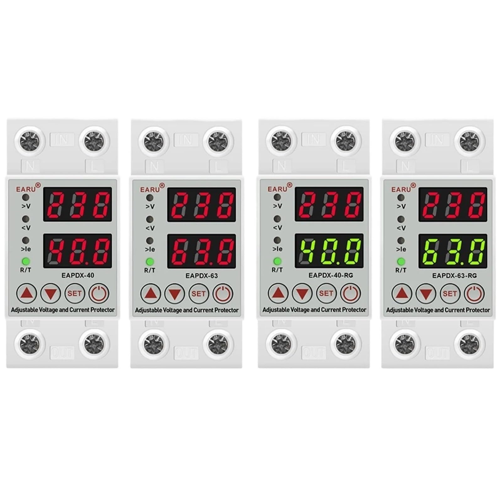 Relais de protection numérique réglable 40A haute précision CA 230V - 5