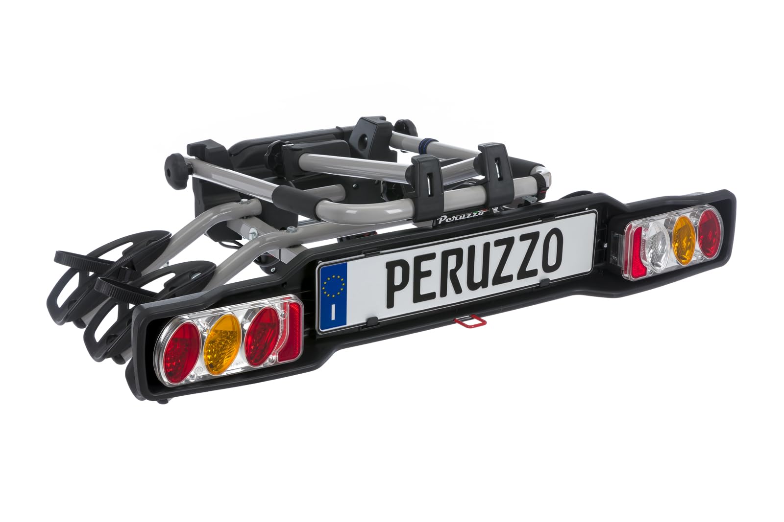 Peruzzo Parma 3 Bici 706/3: Portabici Universale da Gancio Traino per Trasporto di Tre Biciclette