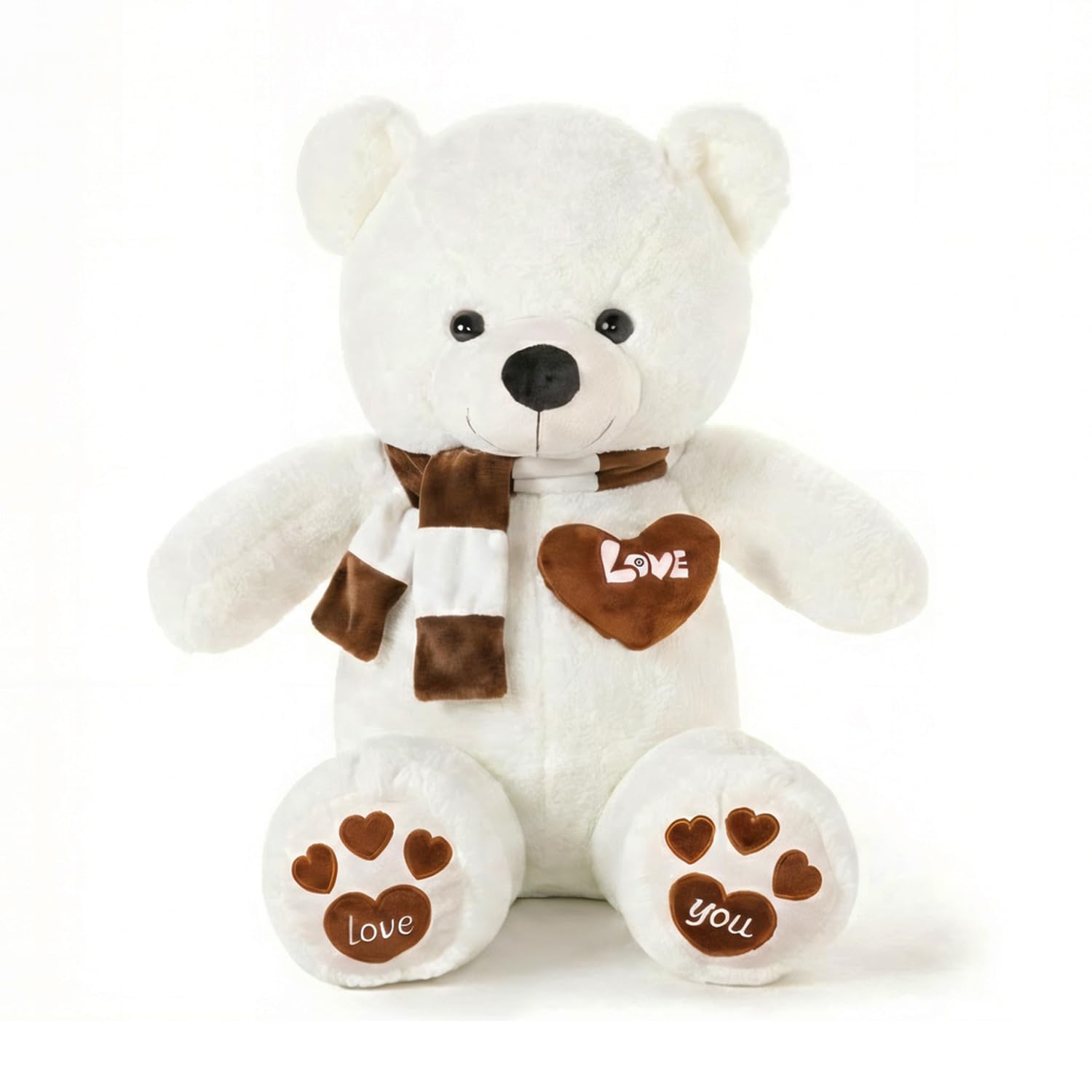 YunNasi Orso di Peluche Gigante Orsacchiotto Gigante | Morbido Peluche Giganti Bianco XL Bianca
