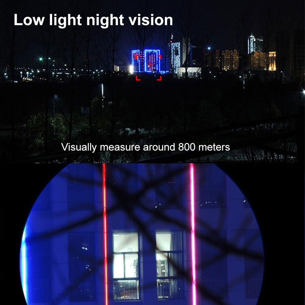 Prismáticos de HD,80 X 80 Largo Alcance Binoculares Telescopio Luz Visión Nocturna para Caza, Observación de Aves ,viajes