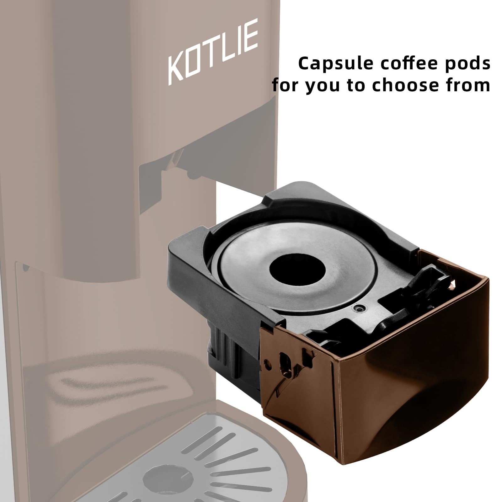KOTLIE 513H Series Capsule Coffee Machine Pod for Nespresso Original Capsule