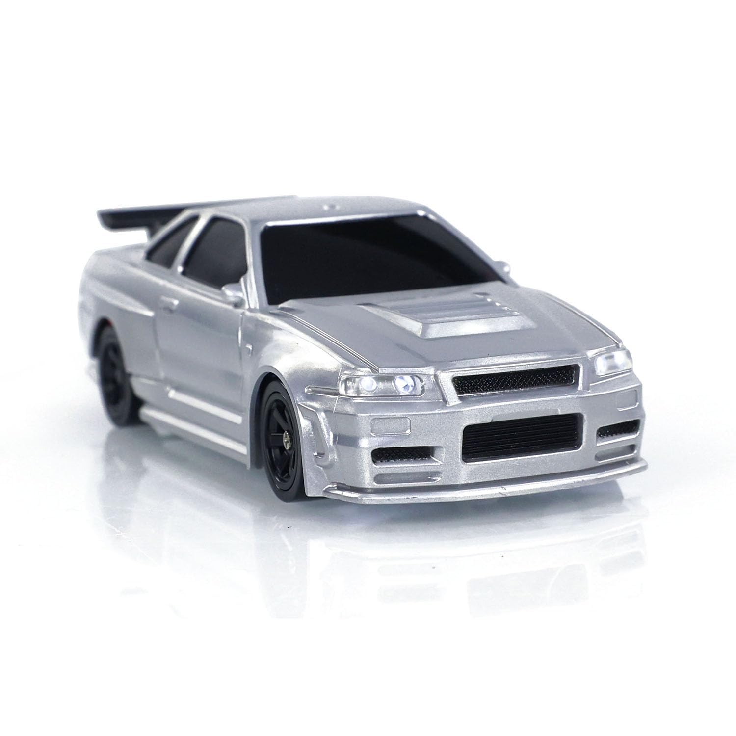 1/43 RC Full Scale RTR Race Car Remote Control Drift Car Full Proportional RC Electric 4WD Mini Lights System RTR High Speed Four-Wheel Drive Racing Truck Model for Gift (SIL)