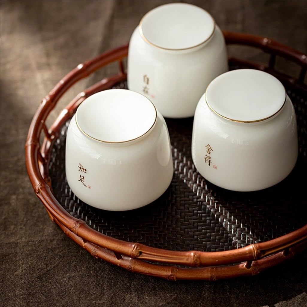 HLTYGWX Słoik na cukier Biała porcelana Słoik do przechowywania luźnej herbaty Ceramiczny szczelnie zamknięty słoik Mały podróżny Przenośny słoiczek na herbatę Słoik do przechowywania przypraw