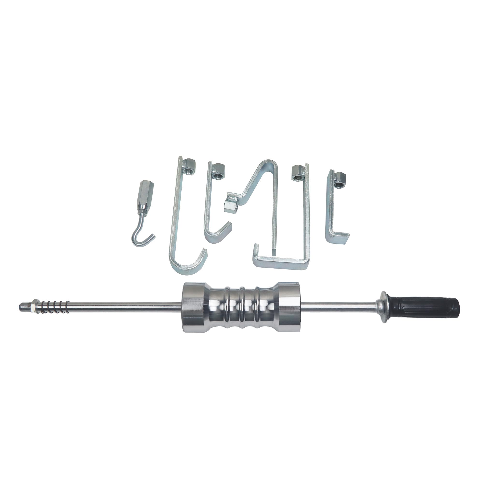Gleithammer-Set, 8.5 kg Schwerlast-Zughammer mit 5 Abziehhaken, Karosserie-Ausbeulwerkzeug für Auto & LKW