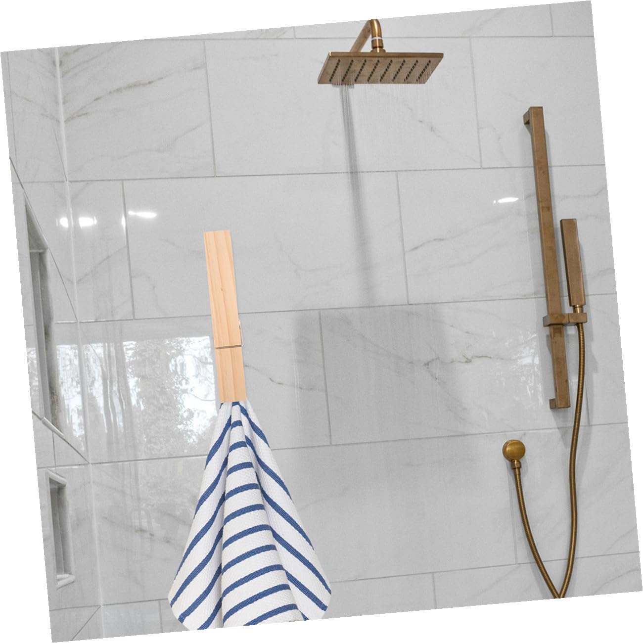 GALPADA 2pezzi Molletta Gigante in Legno per Asciugamani Porta Mollette per Bucato Esterno Mollette di Sfuse per Decorazioni Fai da Te in Bagno o Lavanderia