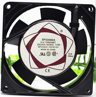 for SF23092A 2092HBT 220/240V 0.06A 92X92X25MM 2-Wire Cooling Fan