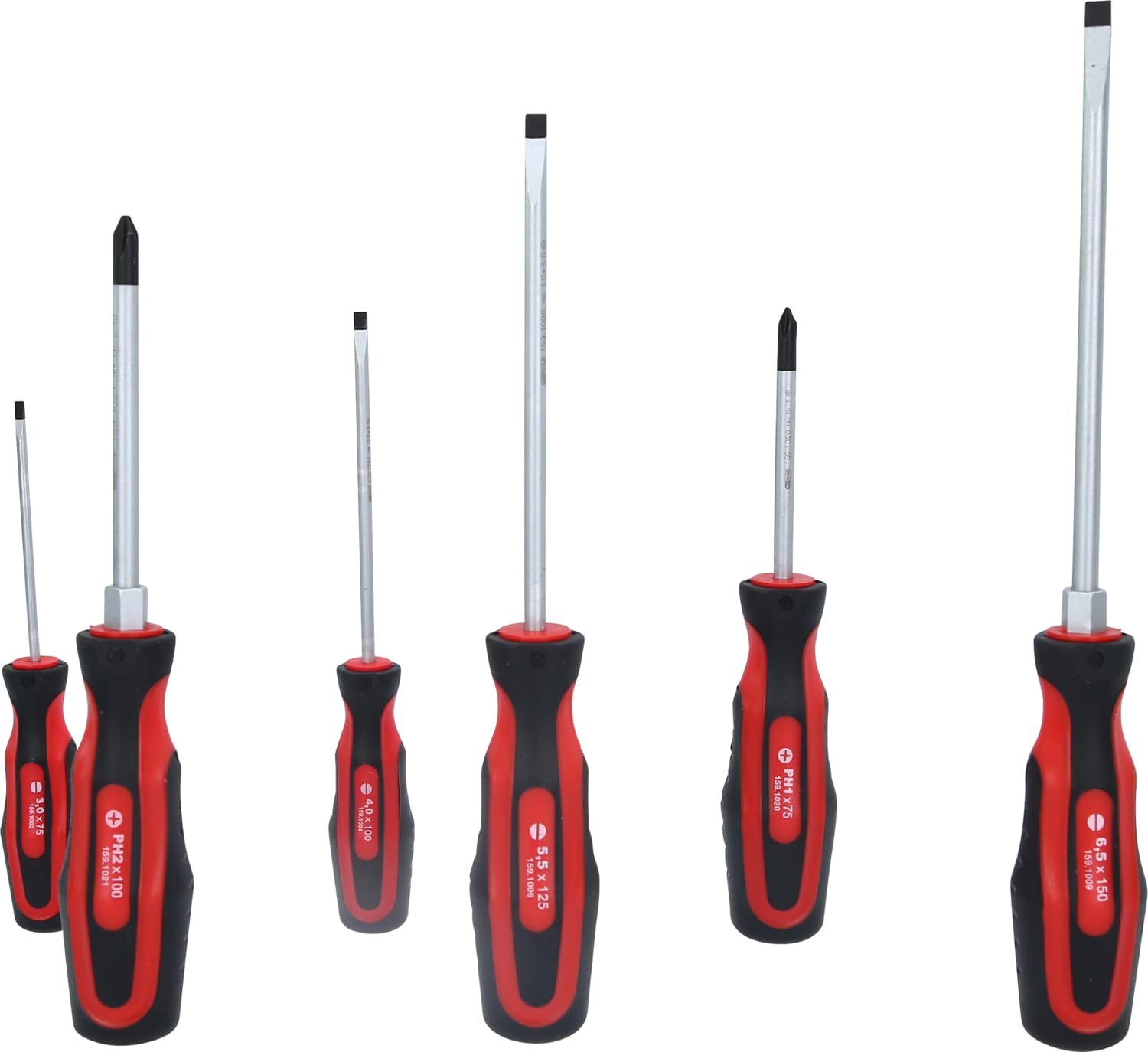 KS Tools 159.0010 Serie di Giraviti Ergotorqueplus, 6 Pezzi, Ph+A Intaglio