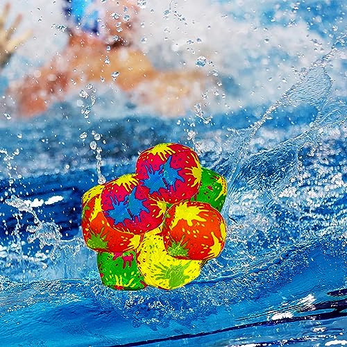 LATERN 30 Stück Wasserbombenbälle, 5CM Wiederverwendbarer Wasserabsorbierender Ball Mini Wasserspritzbälle für Outdoor Wasseraktivitäten Poolstrand Gastgeschenke Sommerliche Wasserkampfspiele