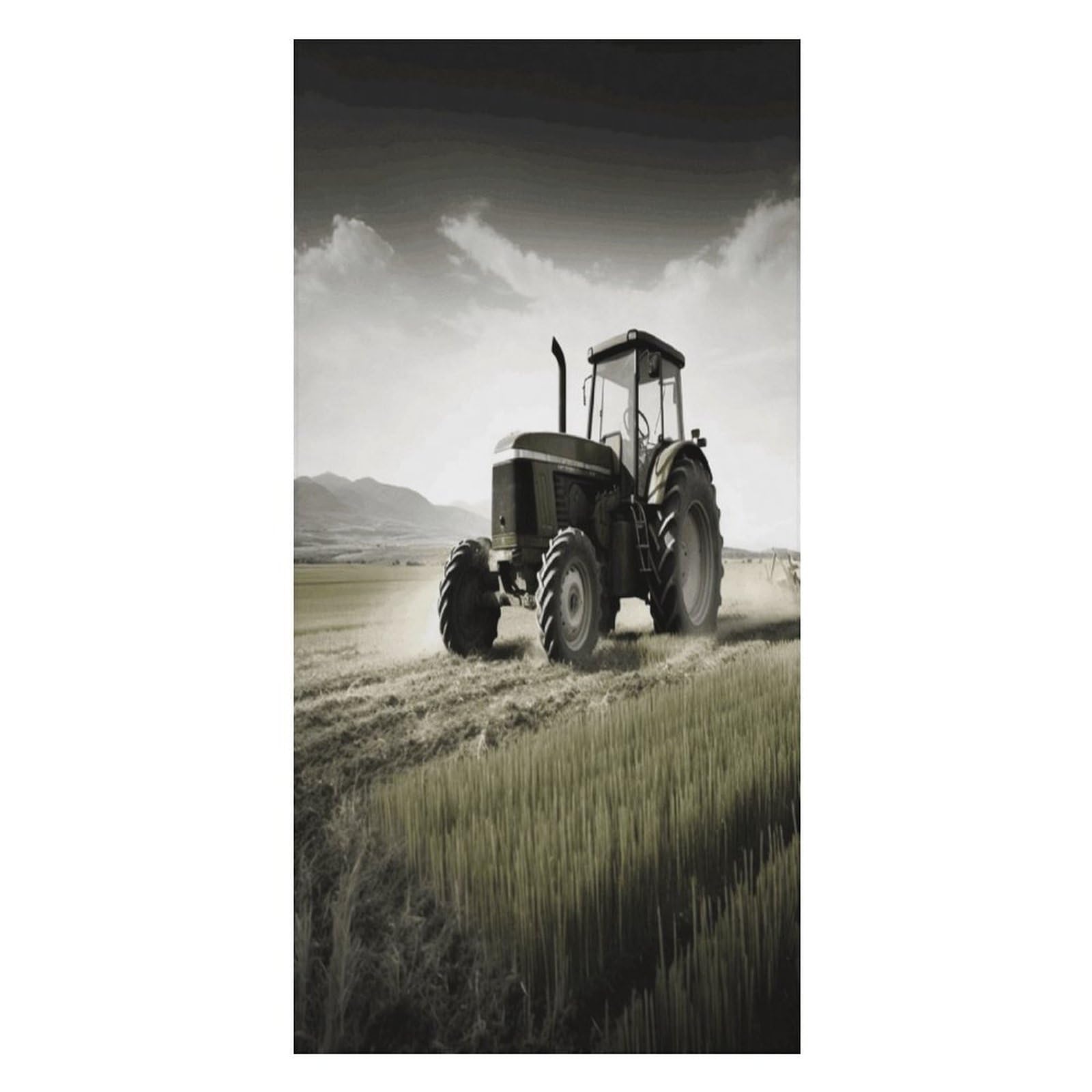 JTREHY Tractor Agriculture Tranquil Beach Towel Extremely Soft Oversized Towels Lightweight Sports Absorbent Bath Towel Suitable 160"x80" for Swimming Camping Beach