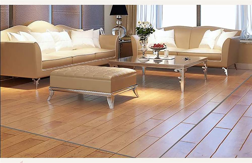 Transparenter Vinyl-Teppichläufer, rutschfest, wasserdicht, Bodenmatten für Hartholzböden, Teppichschoner in 80 cm, 100 cm, 120 cm, 140 cm, ideal für Zuhause und Büro