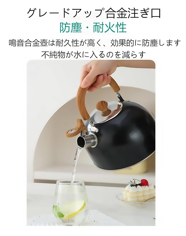 3DSllやかん 注ぎやすいステンレスケトル 2.7L | 鍋・やかん 通販