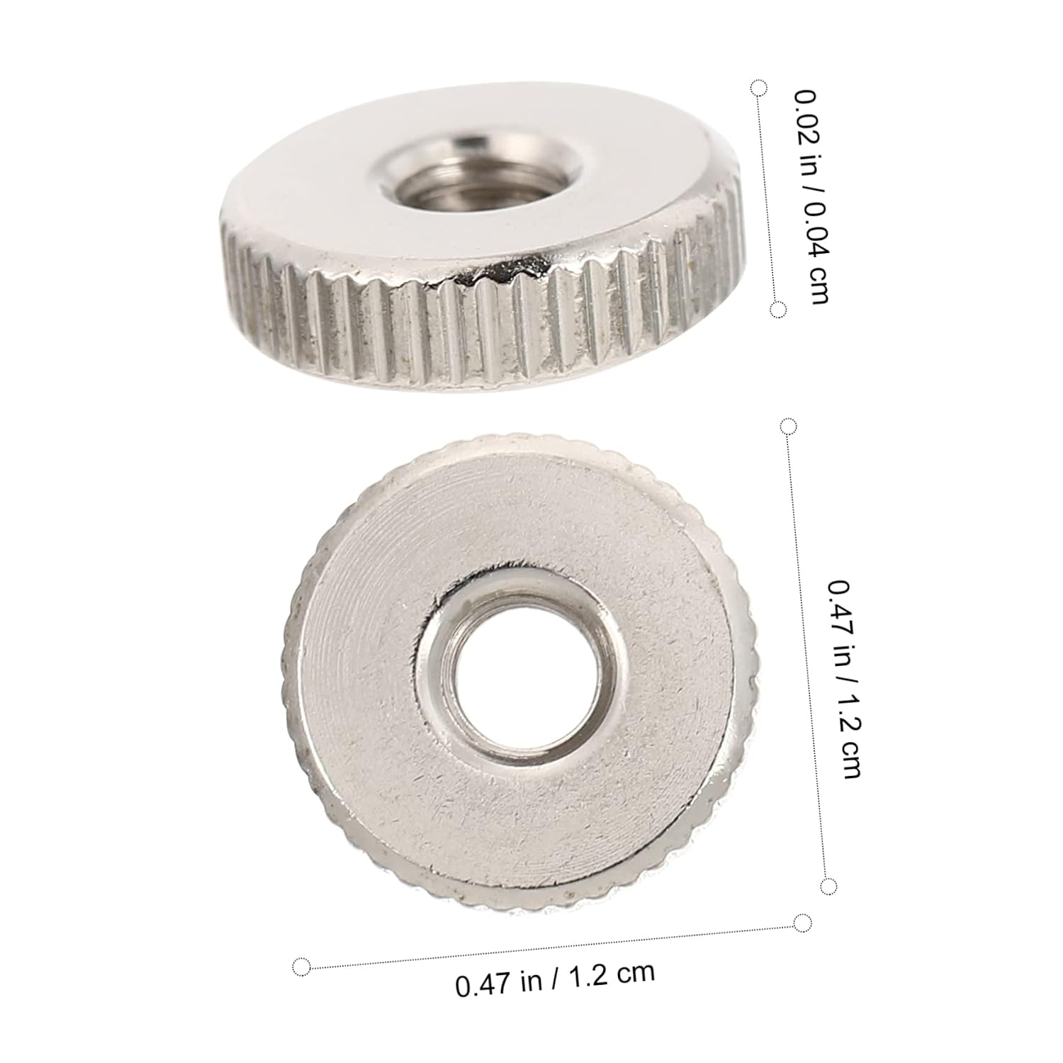 Knurled Thumb Nuts Connector Lock 30Pcs Carbon Steel