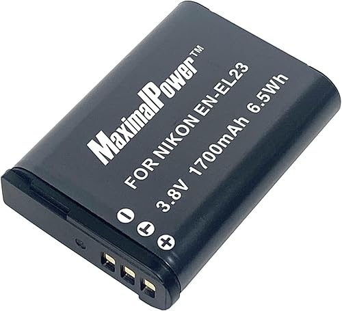 Miniatura 4 de Maximal Power DB NIK EN-EL23 Batería de cámara digital (negro)
