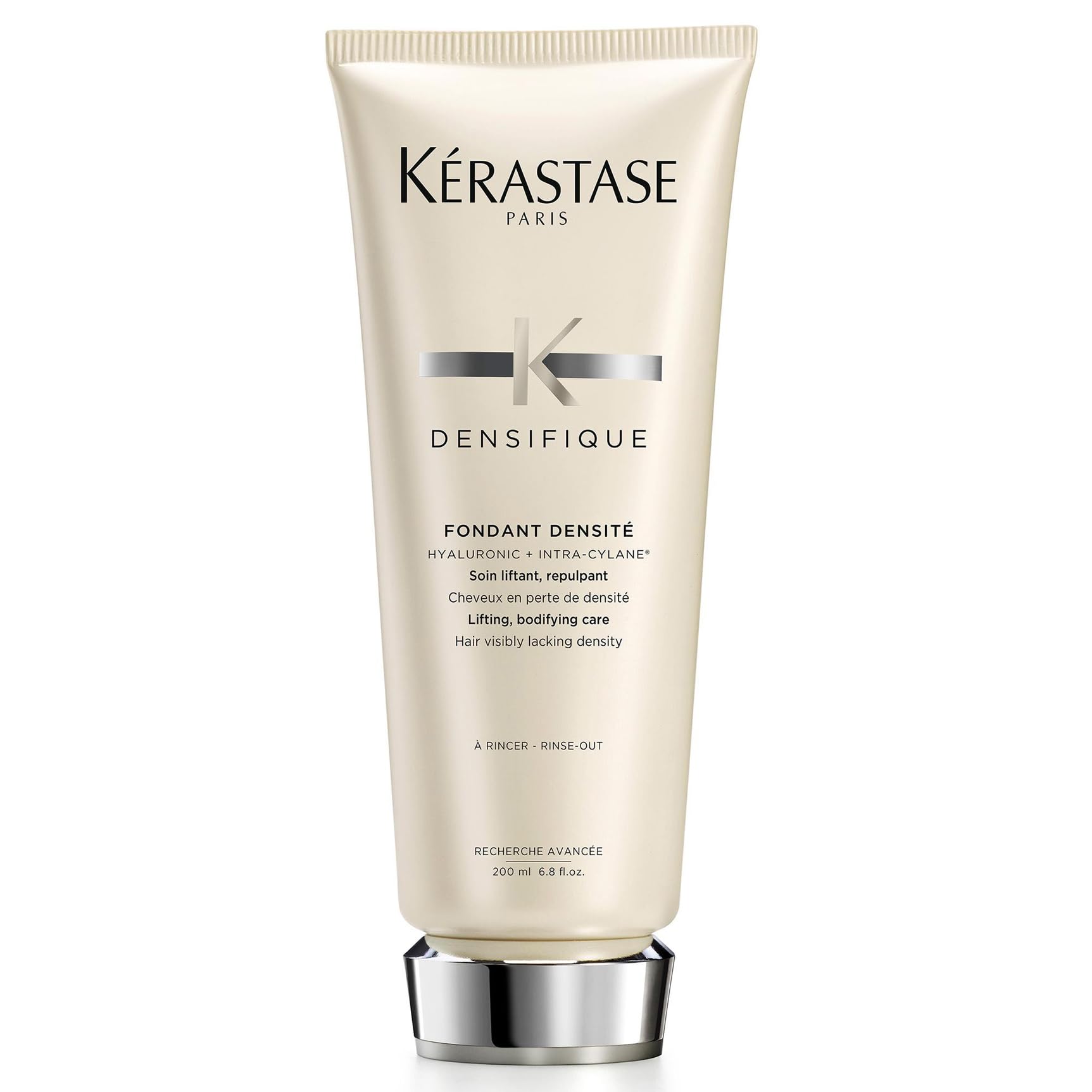 Kérastase Densifique Femme, Acondicionador Densificante, Fortificante sin Apelmazamiento, Suavizante Desenredante, Para Pelo Fino y Debilitado, Fondant Densité, 200 ml