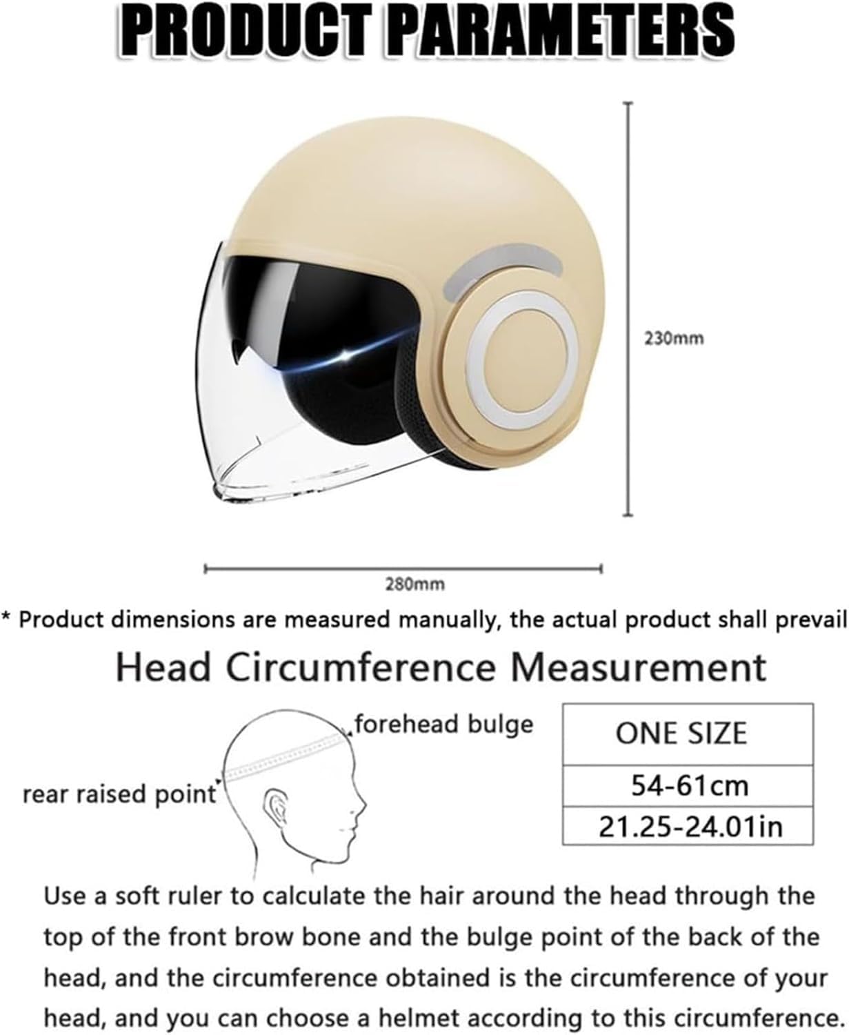 Casque jet à double visière | Casque de scooter avec visière solaire | Certifié ECE 22.06 | Casque de moto avec visière | Plusieurs coloris disponibles A,54-61CM