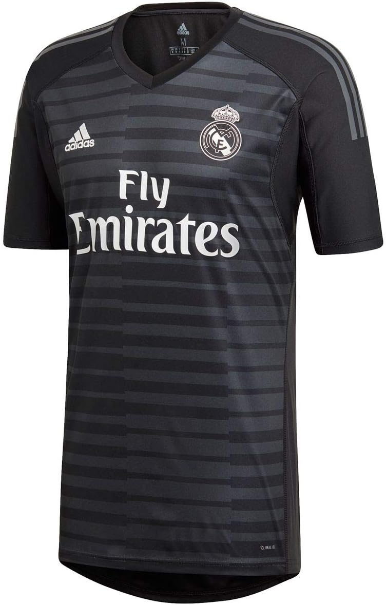 adidas Men's 18/19 Real Madrid Home Shortsleeve Goalkeeper Jersey