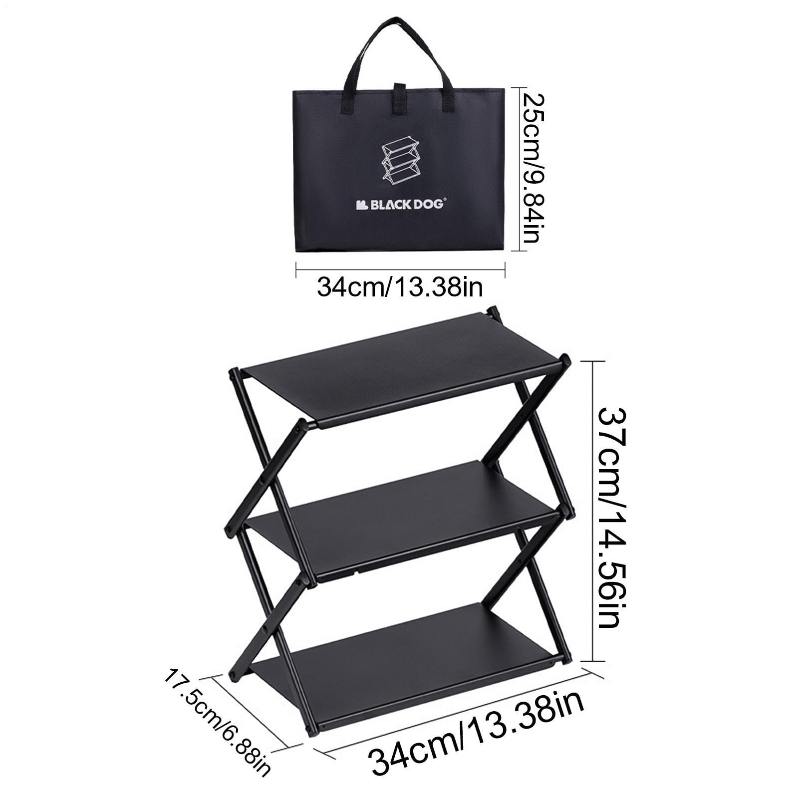 Étagères pliables, étagère pliante Support de rangement de camping